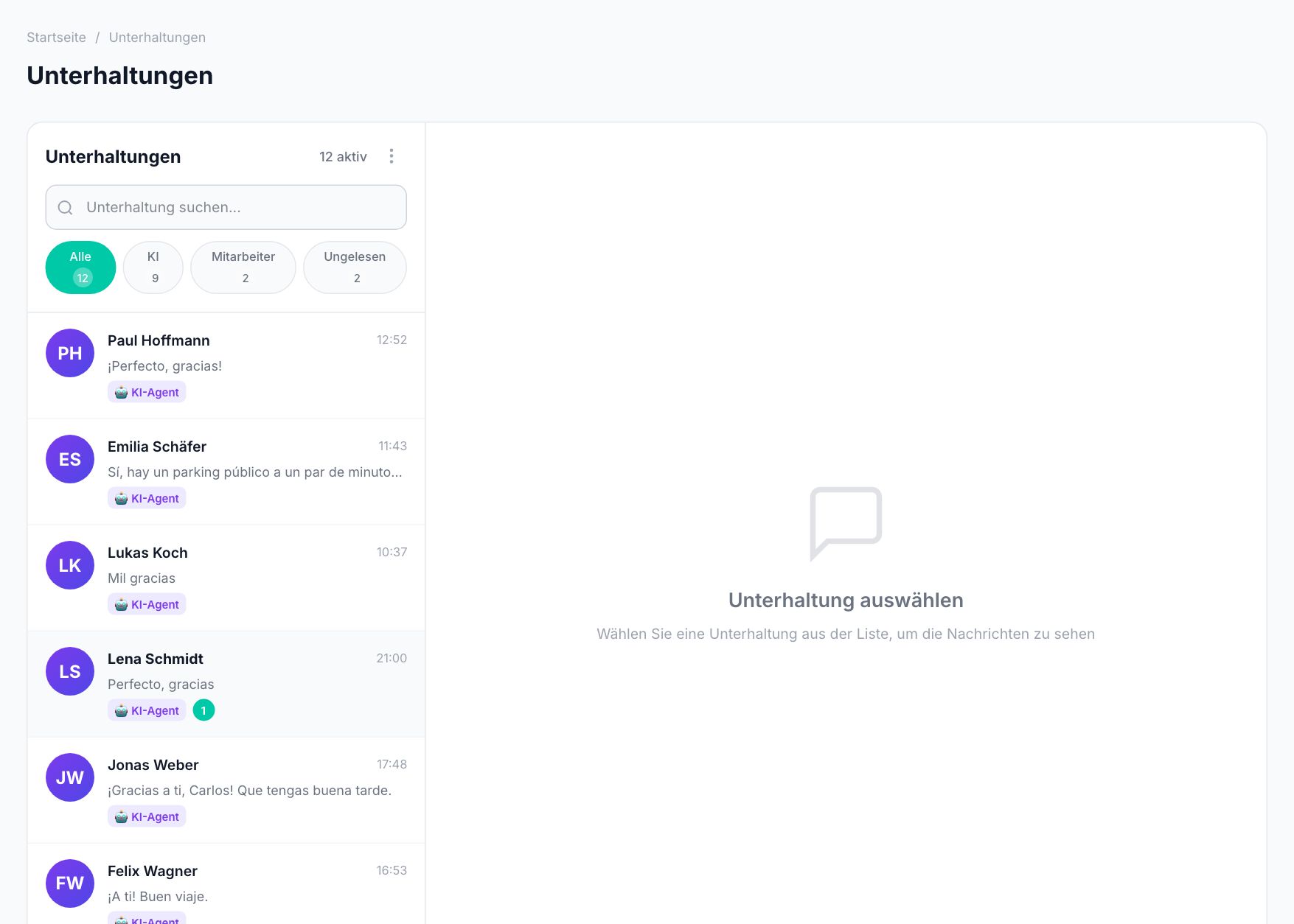 WhatsApp in CirugiaNexa: Alle WhatsApp-Chats in einem gemeinsamen Postfach