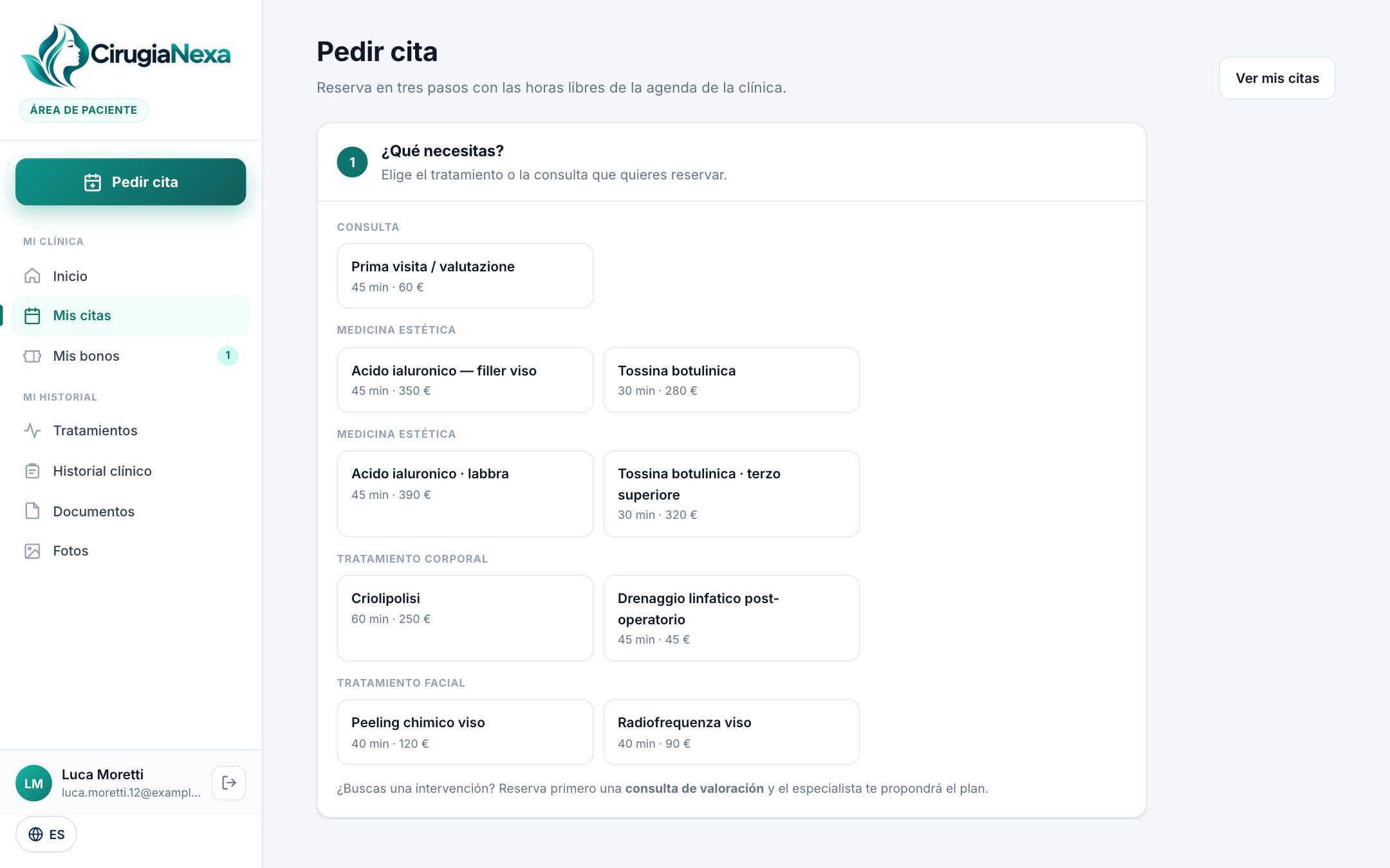 Prenotazioni online con disponibilità reale